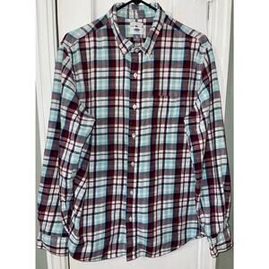 Old Navy Slim Fit Long Sleeve Button Flannel Shirt